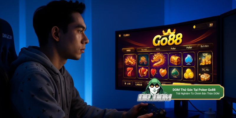 Trải Nghiệm Thú Vị Của DOM Khi Chơi Poker Go88